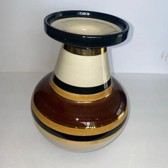 Vintage Gorgeous Bitossi Italy Ceramic Vase Aldo Londi For Rosenthal Netter